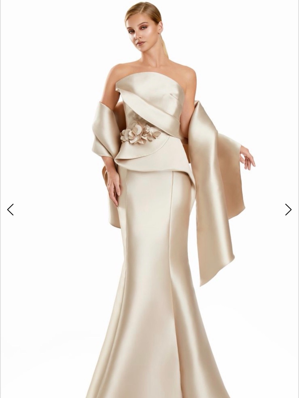 Daymor couture Alexander by daymor Satin gown